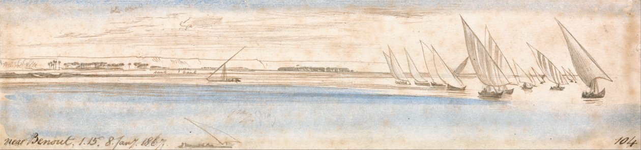 Vicino a Benout da Edward Lear