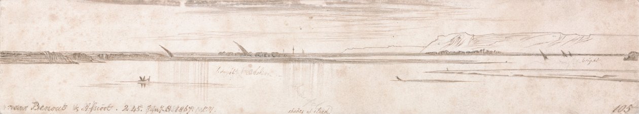 Vicino a Benout e Assioot da Edward Lear