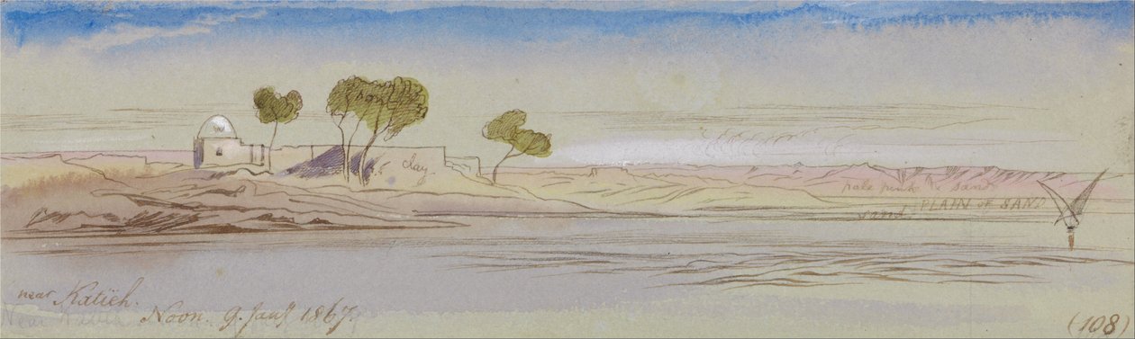 Vicino a Katieh da Edward Lear