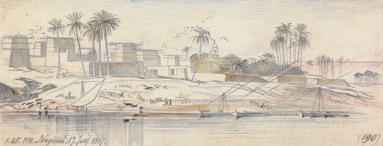 Negadeh, ore 13.45 del 17 gennaio 1867 (190) da Edward Lear