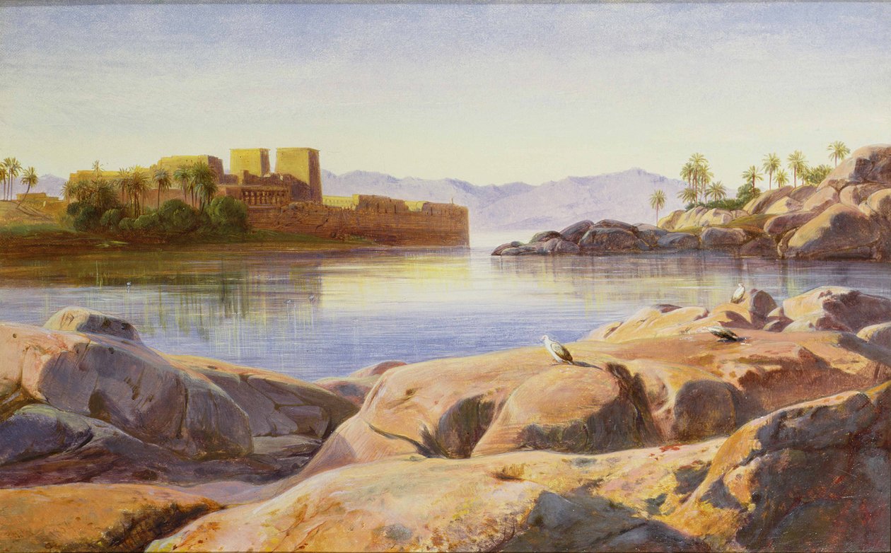 Philae sul Nilo da Edward Lear