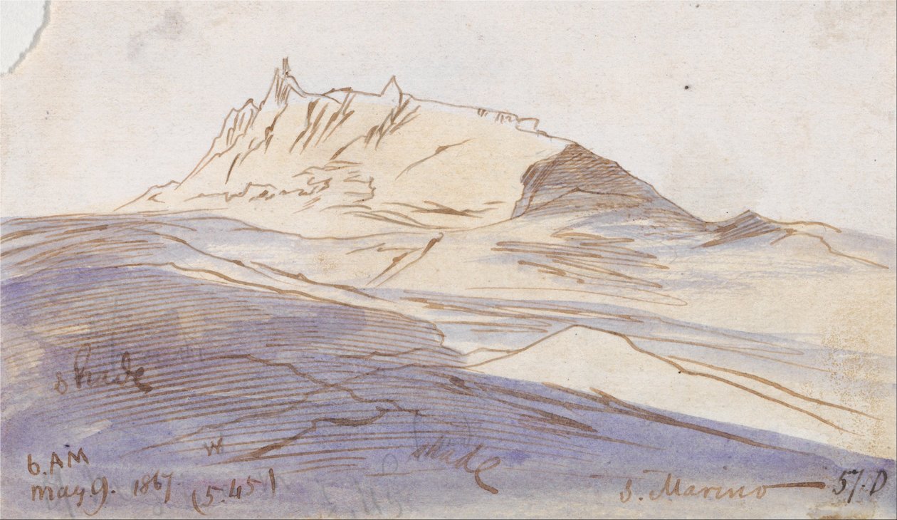 San Marino da Edward Lear