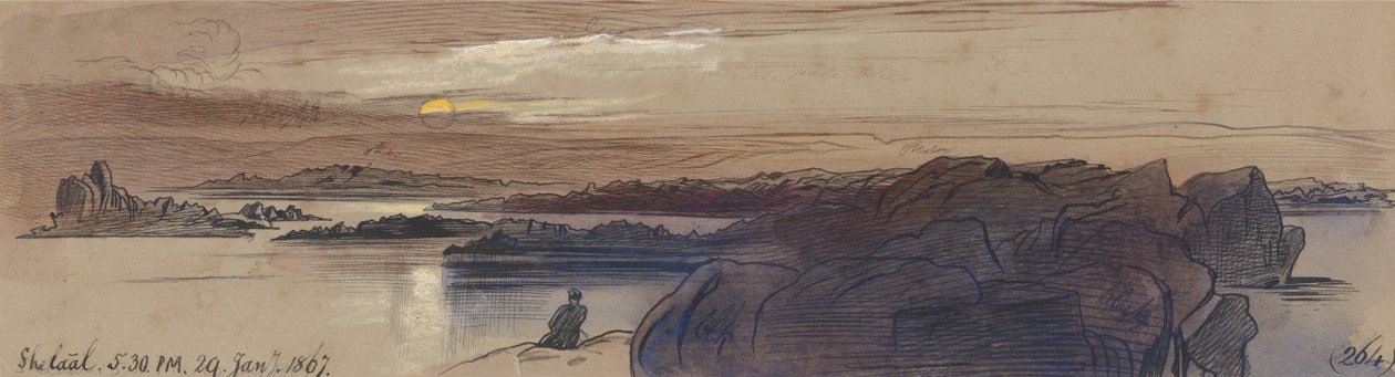 Shelaal, 5:30 del 29 gennaio 1867 (264) da Edward Lear