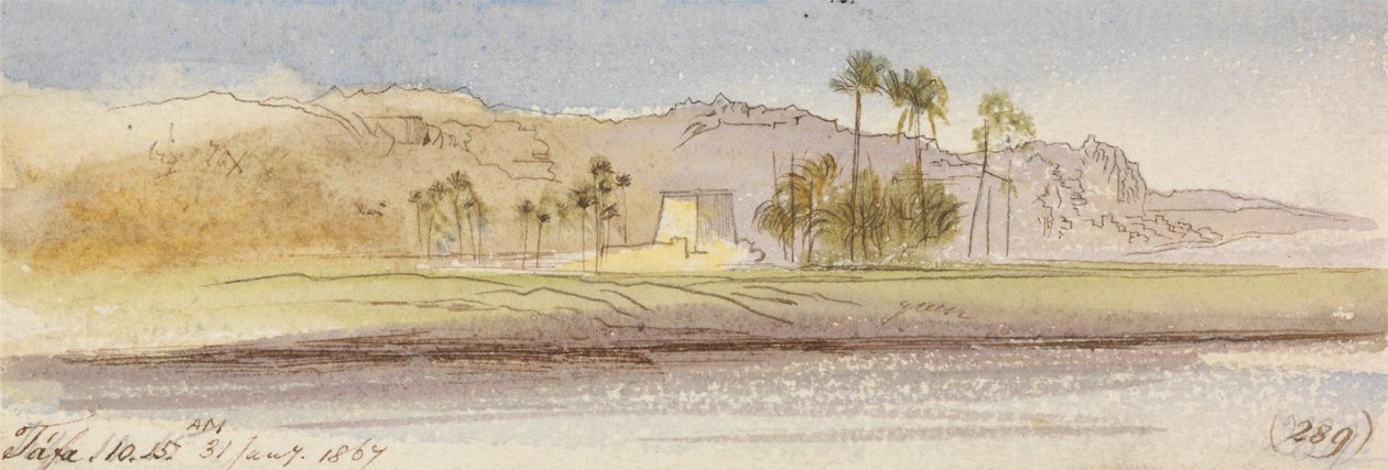 Tafa, 10:15, 31 gennaio 1867 (289) da Edward Lear
