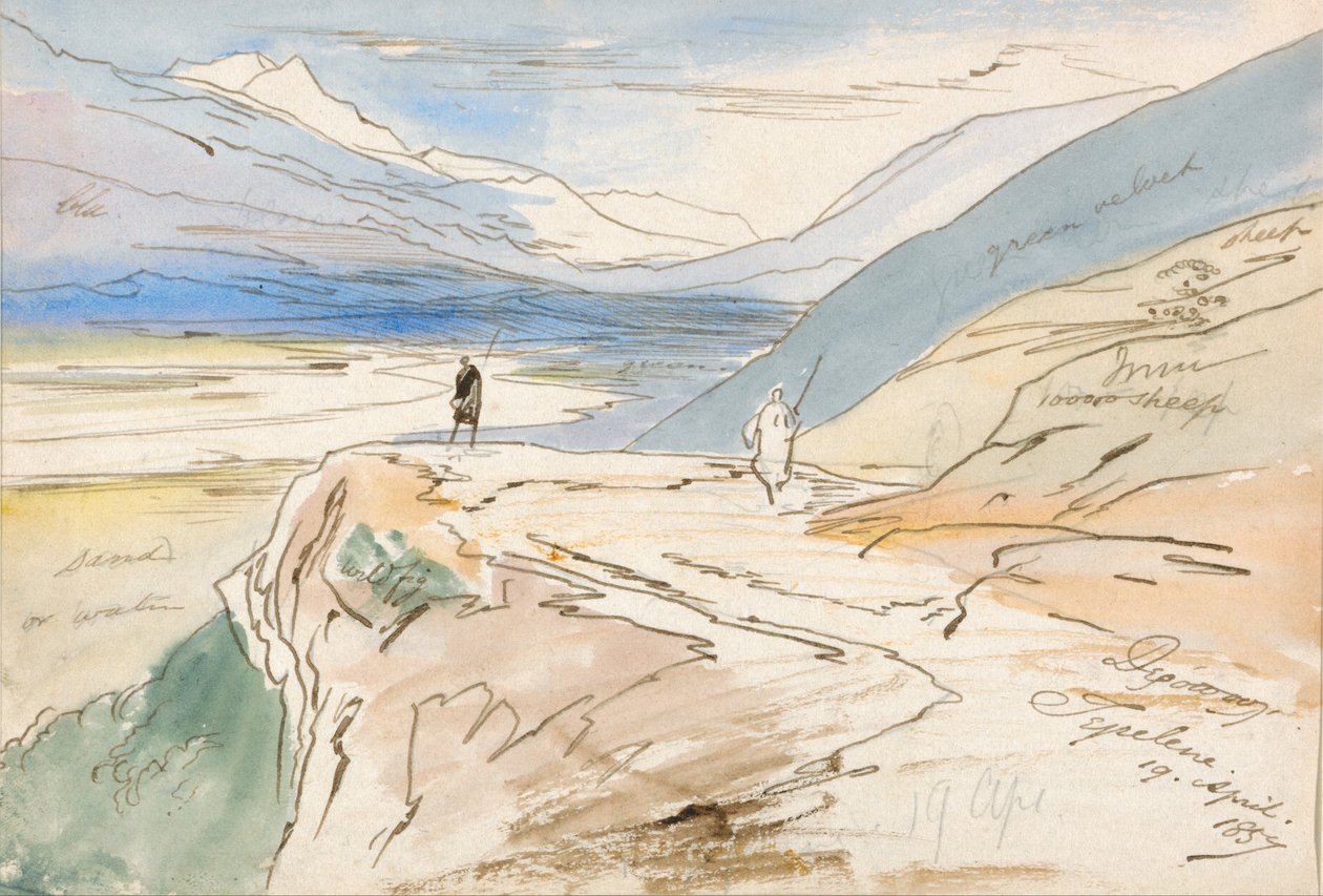 Tepelene, 19 aprile 1857 da Edward Lear