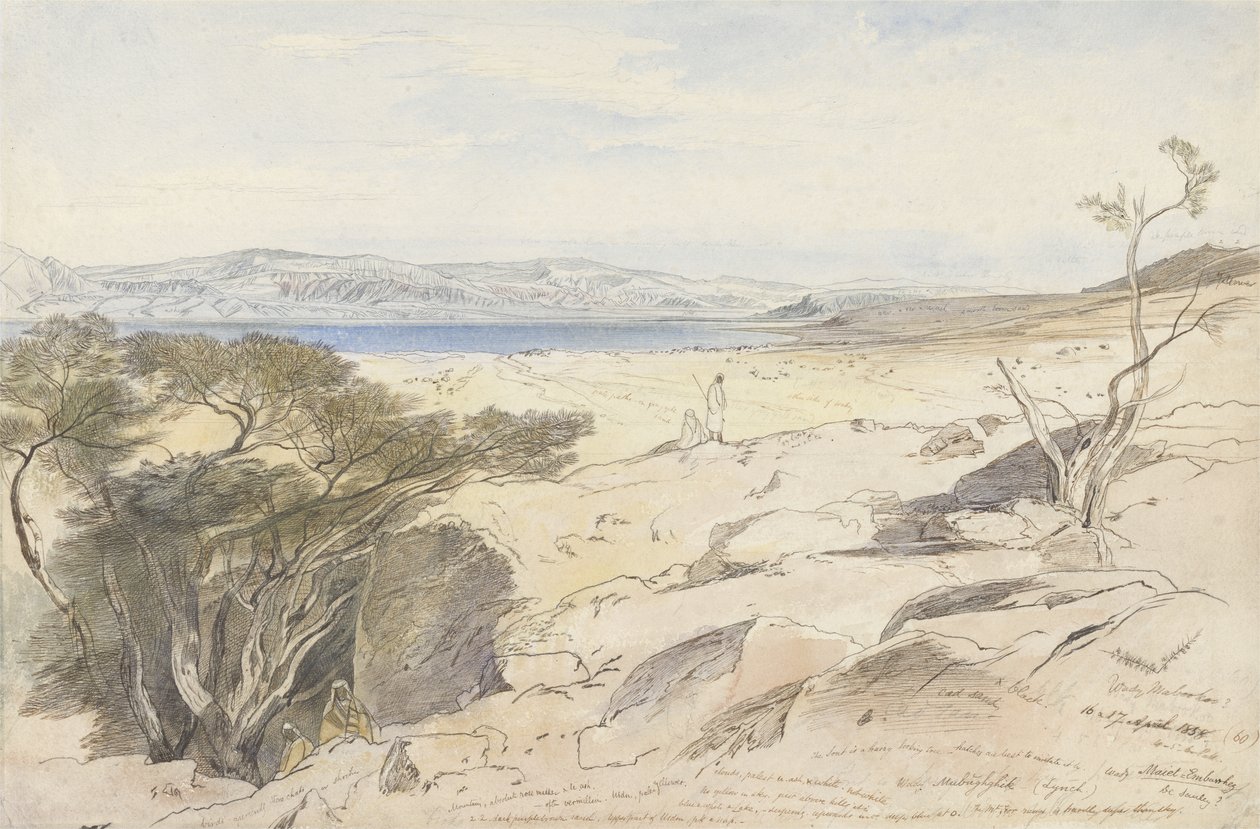 Il Mar Morto da Edward Lear