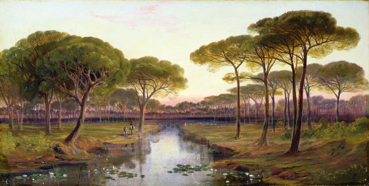 La Pineta, Ravenna da Edward Lear