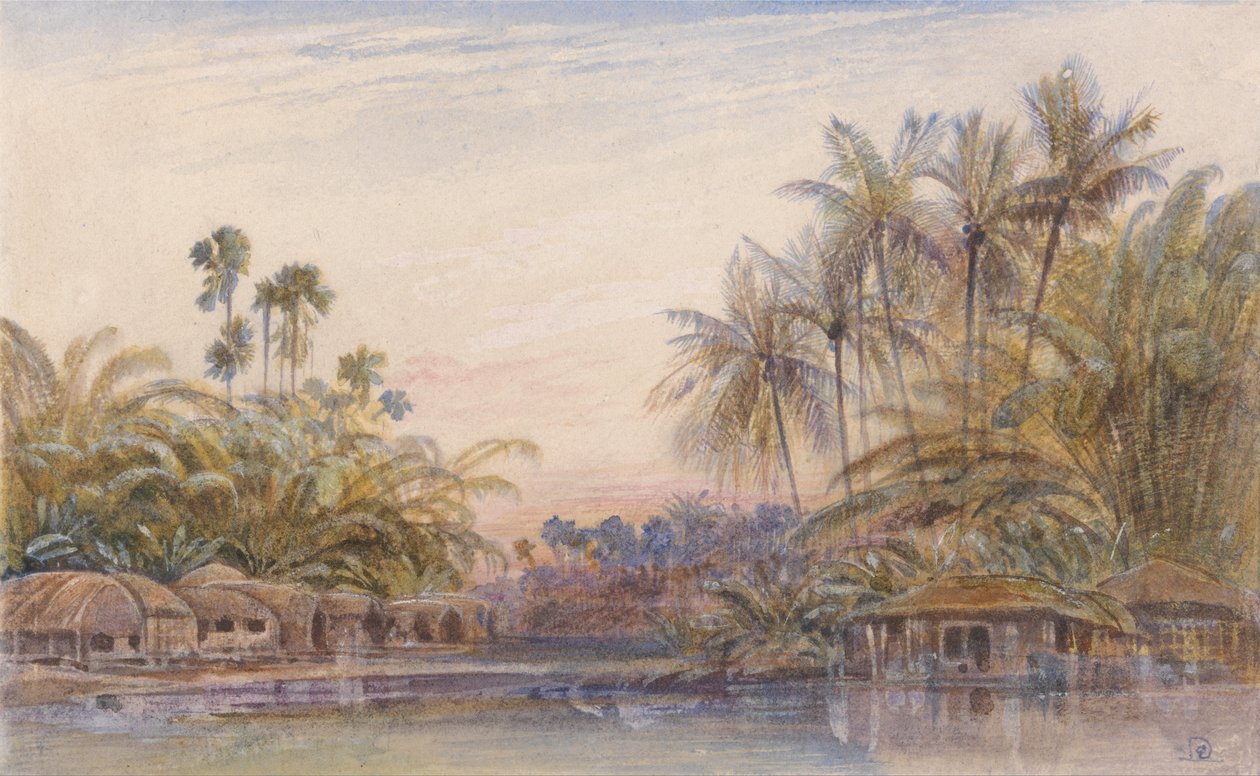 Tollygunge, Calcutta da Edward Lear