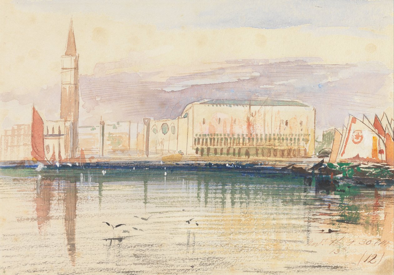 Venezia, Palazzo Ducale da Edward Lear