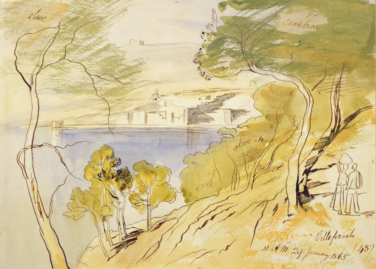 Villefranche da Edward Lear