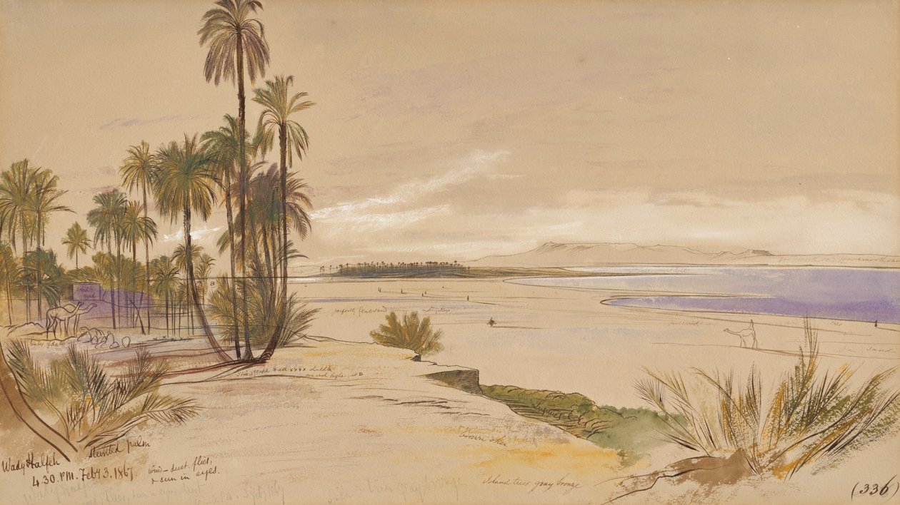 Wadi Halfa, Sudan da Edward Lear