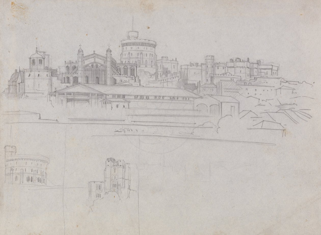 Castello di Windsor da Edward Lear