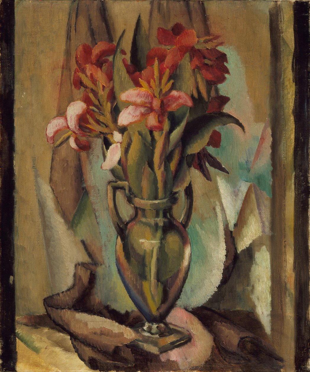 Fiori in un vaso con manico, 1919-22 da Edward Middleton Manigault