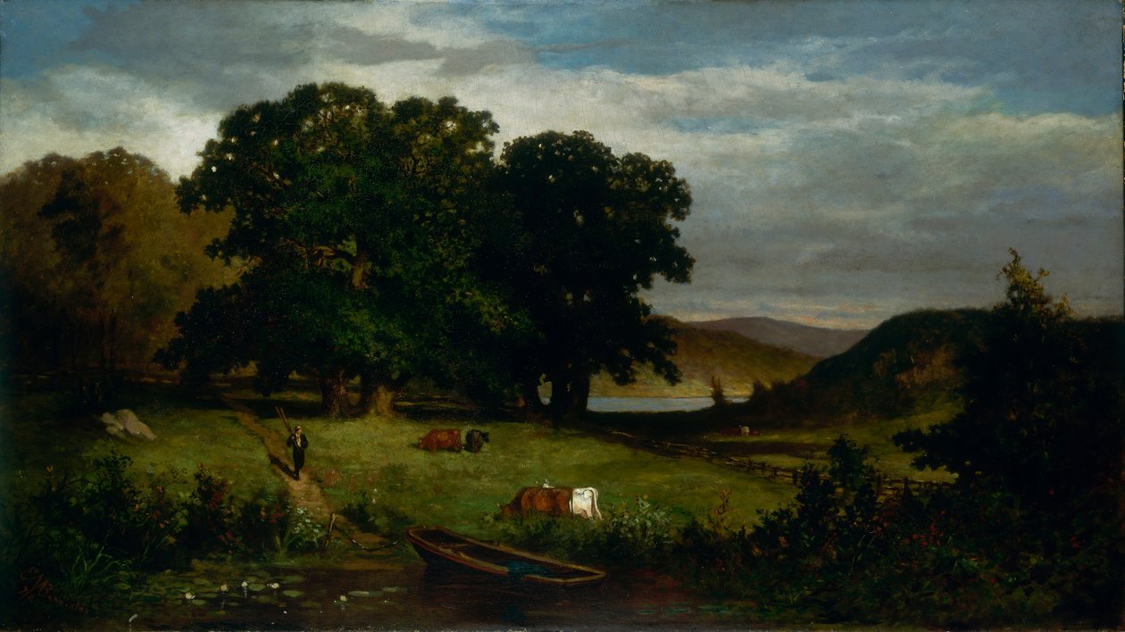 Alberi di quercia da Edward Mitchell Bannister