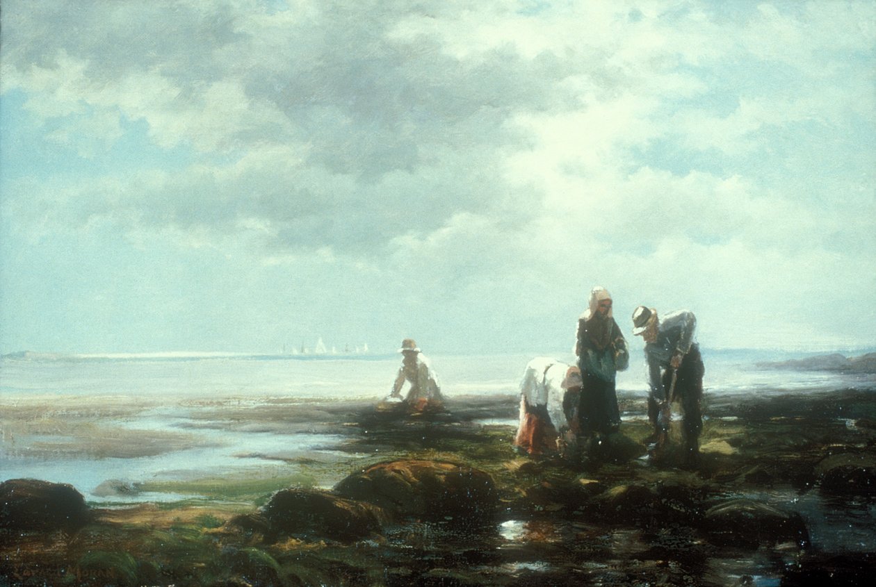 Raccoglitori di vongole da Edward Moran
