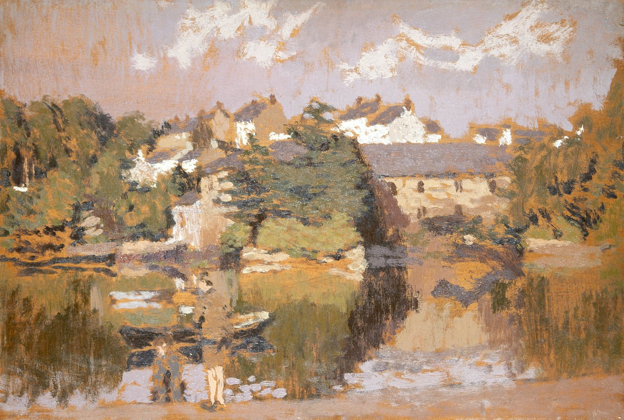 Edifici lungo un fiume, 1923-1943 da Edward Morland Lewis