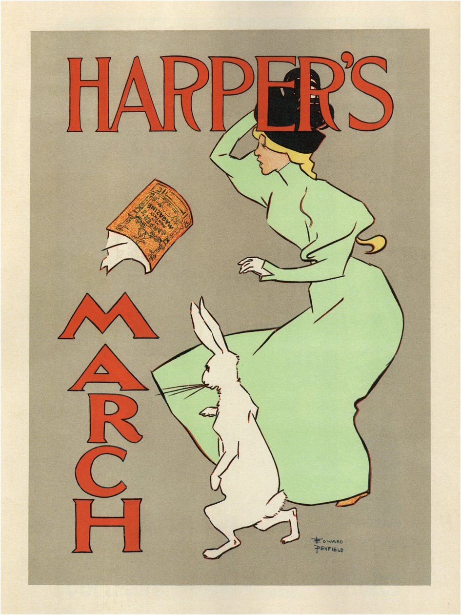 Marcia di Harper, 1894 da Edward Penfield