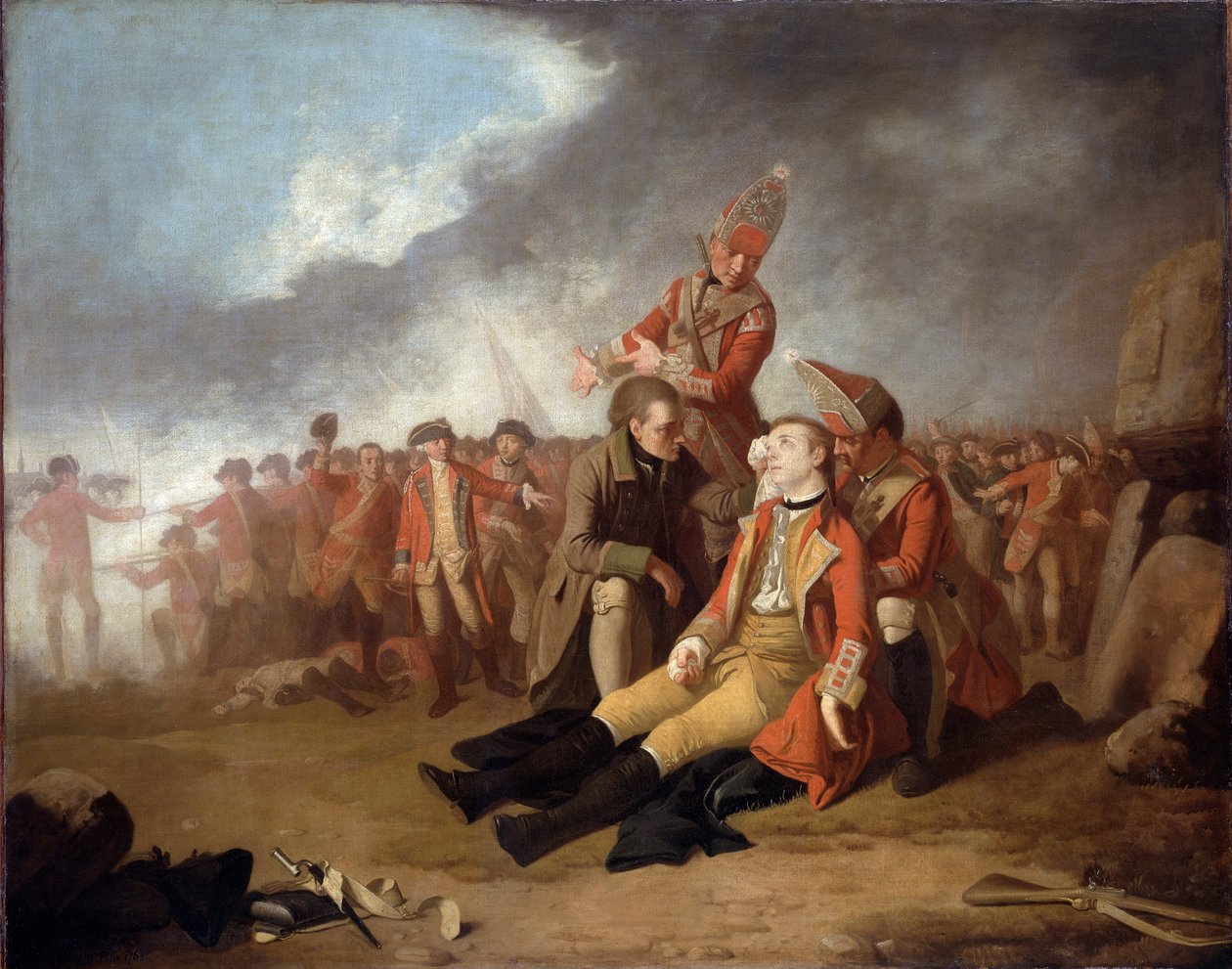La morte del generale Wolfe, 1763 da Edward Penny