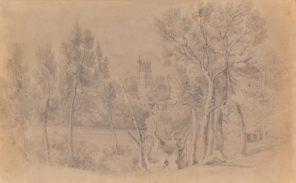 Paesaggio con chiesa da Edward Pretty