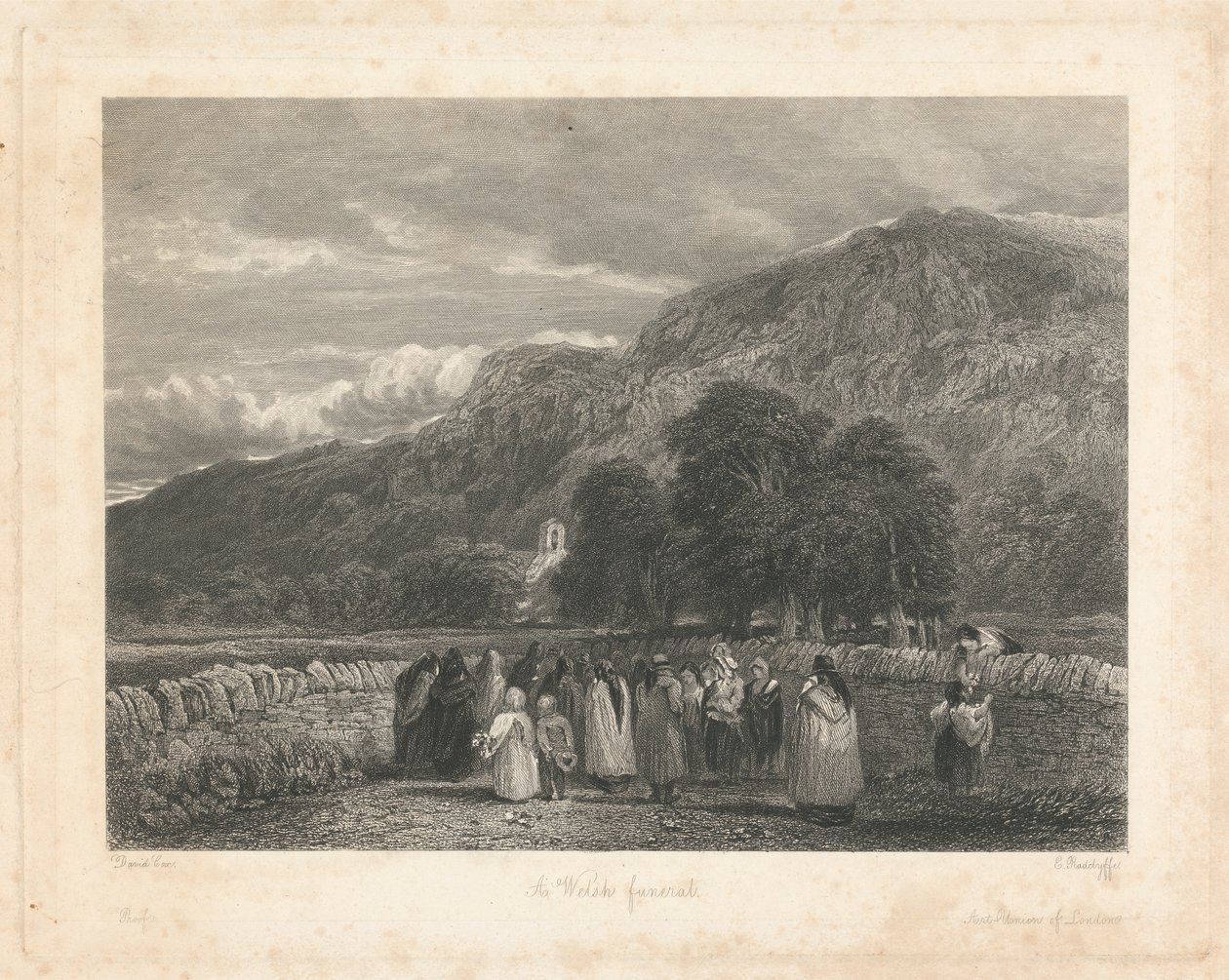Un Funerale Gallese da Edward Radclyffe