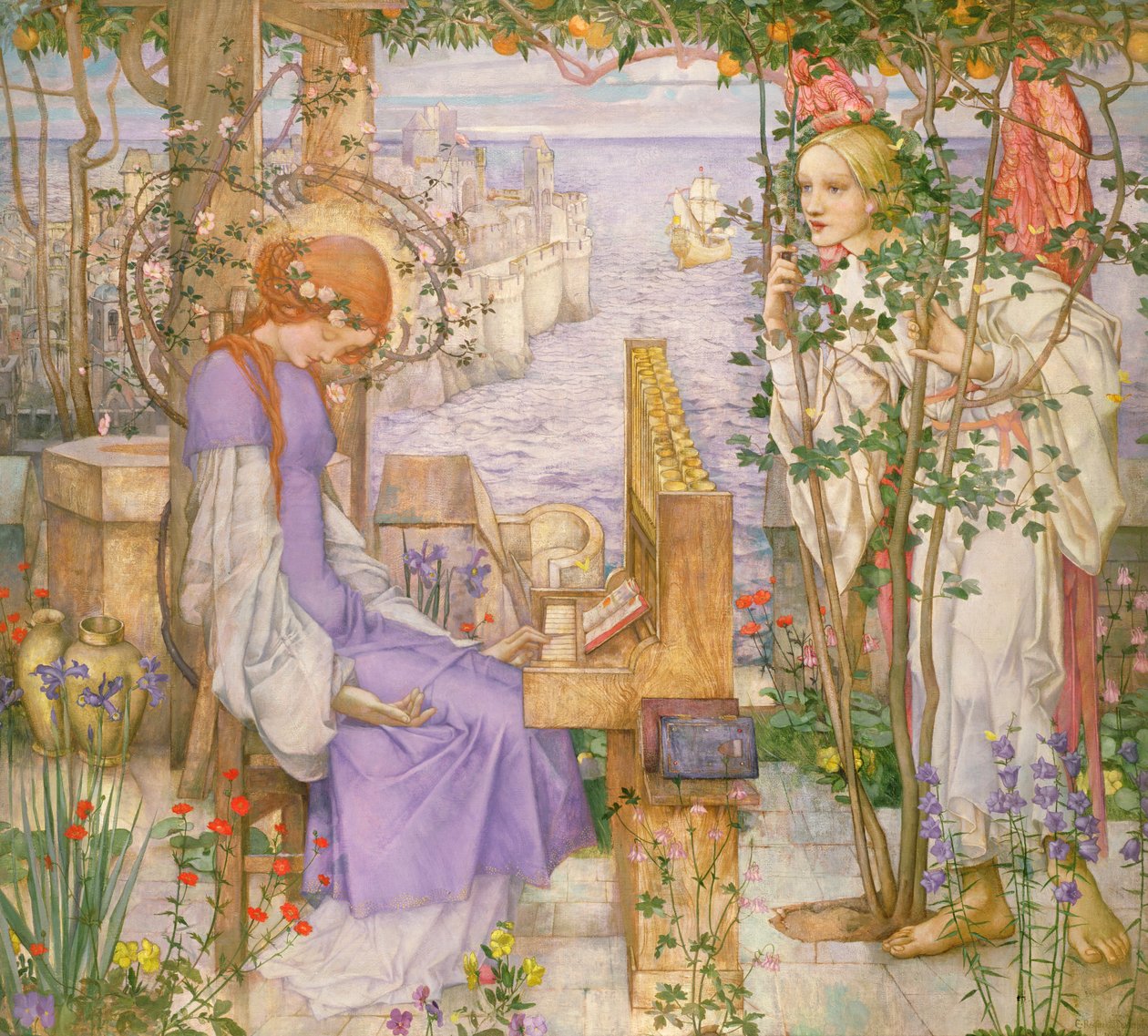 Santa Cecilia, c.1904 da Edward Reginald Frampton