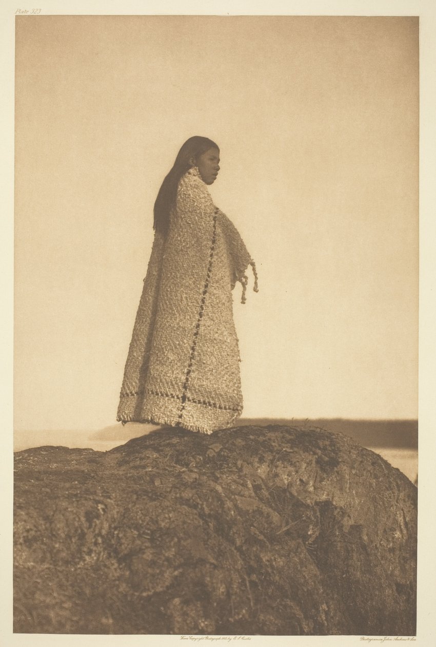 Ragazza Cowichan da Edward S. Curtis