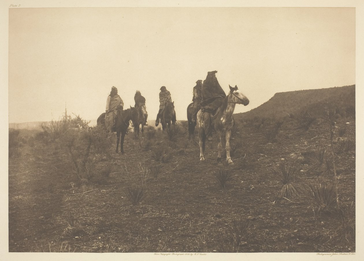 Nomadi del deserto - Apache da Edward S. Curtis