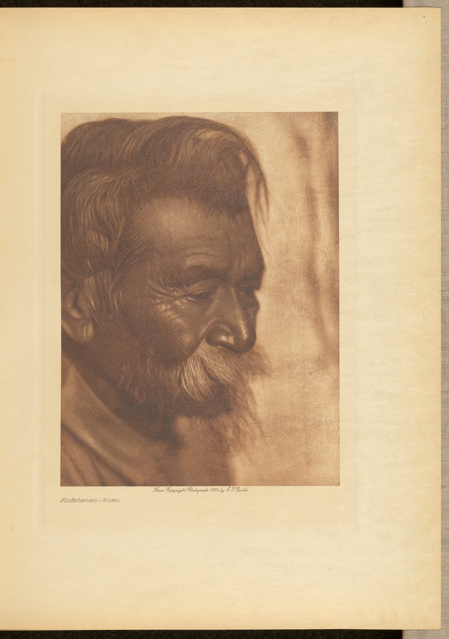 Koshonono - Pomo da Edward S. Curtis