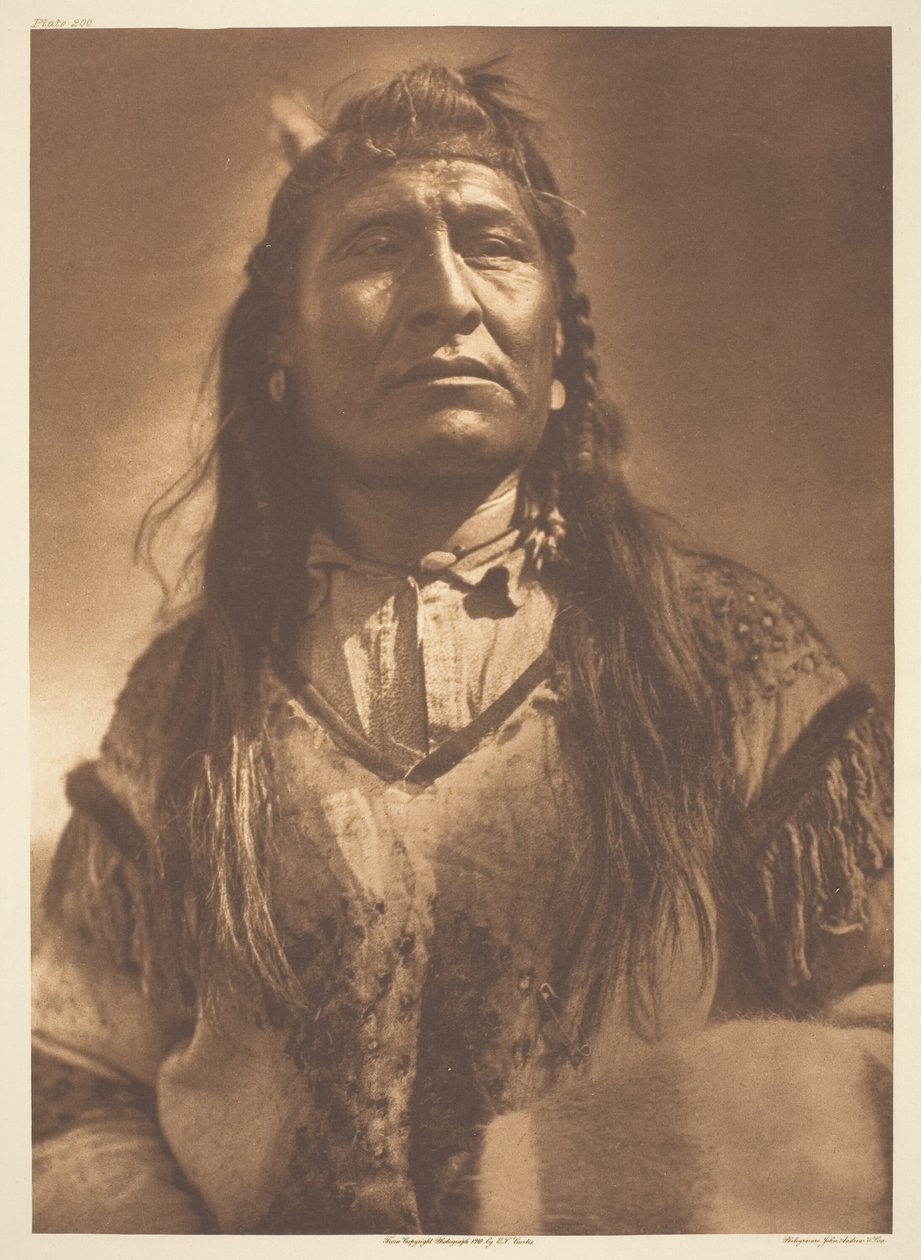 Nuovo Chest-Piegan da Edward S. Curtis
