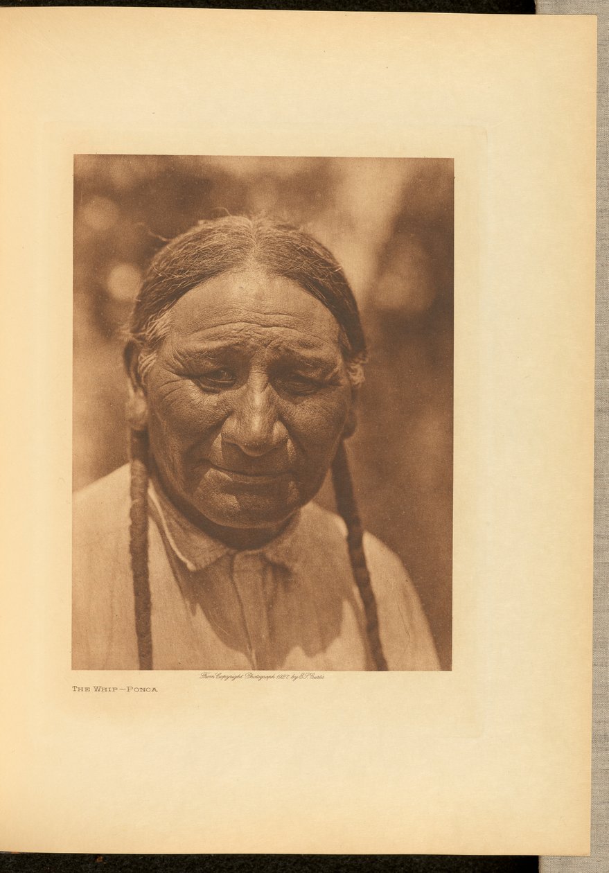 La frusta - Ponca da Edward S. Curtis