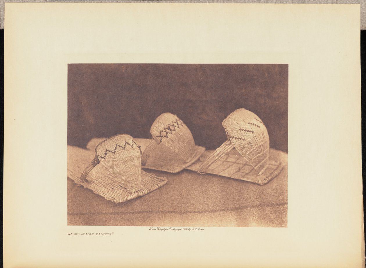Cestini per culla Washo da Edward S. Curtis