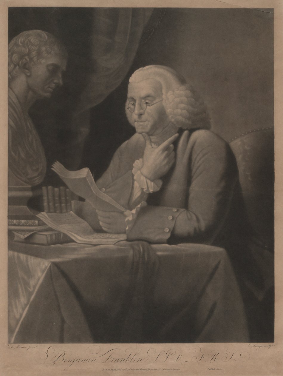 Benjamin Franklin da Edward Savage