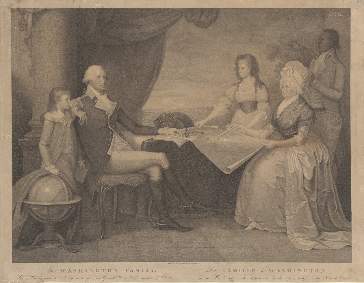 La famiglia Washington da Edward Savage