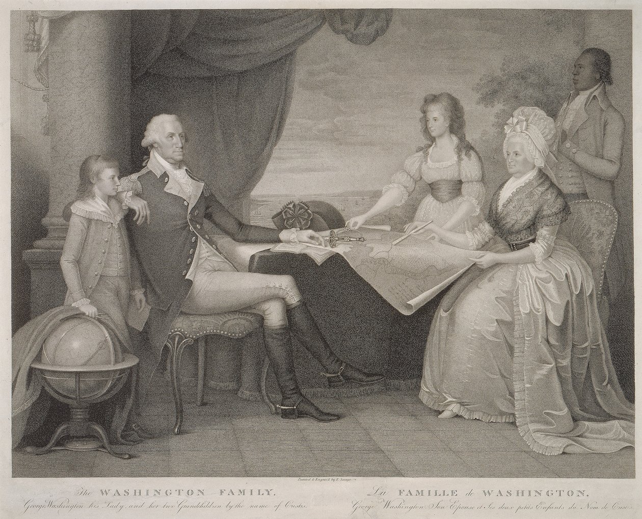 La famiglia Washington da Edward Savage