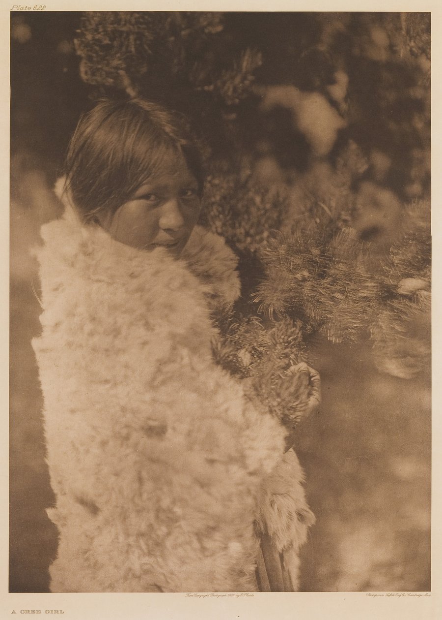 Una ragazza Cree da Edward Sheriff Curtis