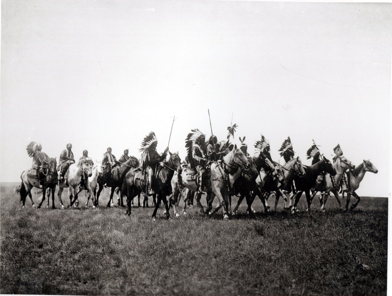 Partito di guerra Brule da Edward Sheriff Curtis