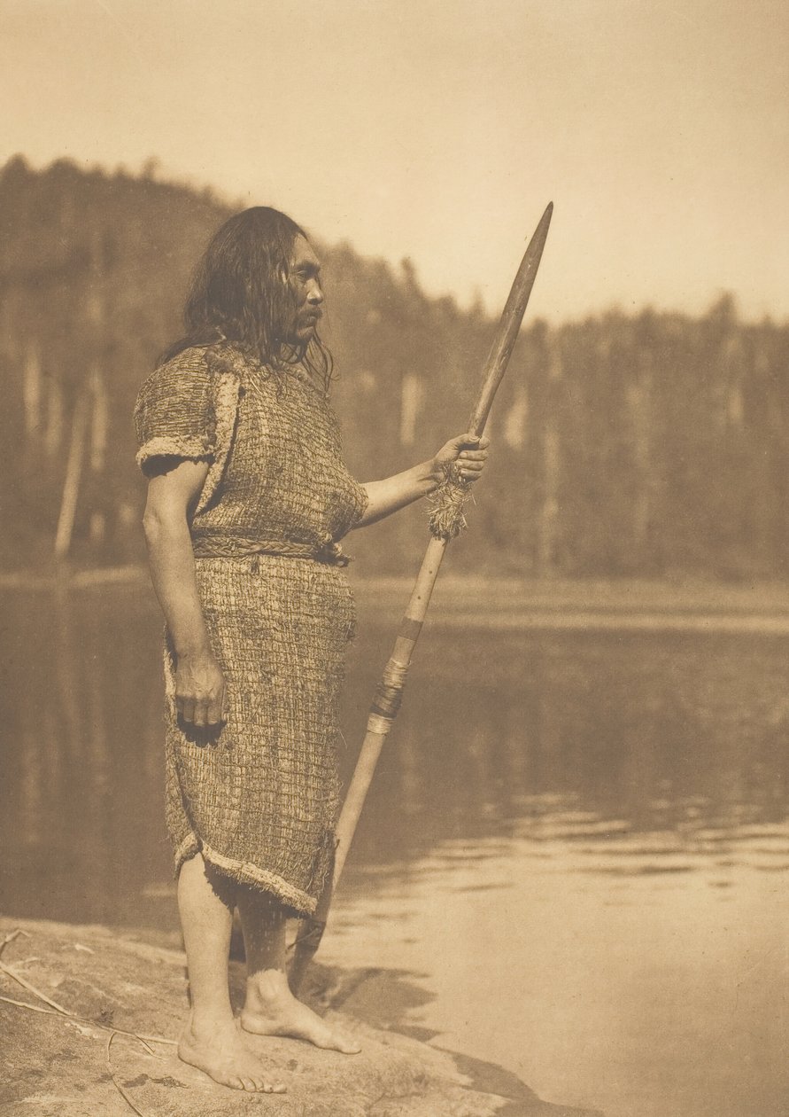 Il baleniere - Clayoquot, 1915 da Edward Sheriff Curtis