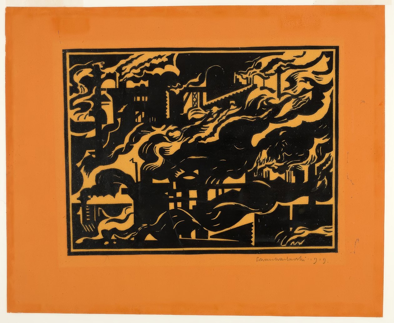 Altoforni II da Edward Wadsworth