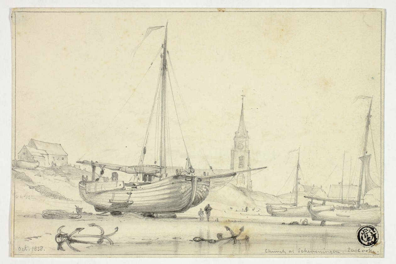 Chiesa a Scheveningen da Edward William Cooke