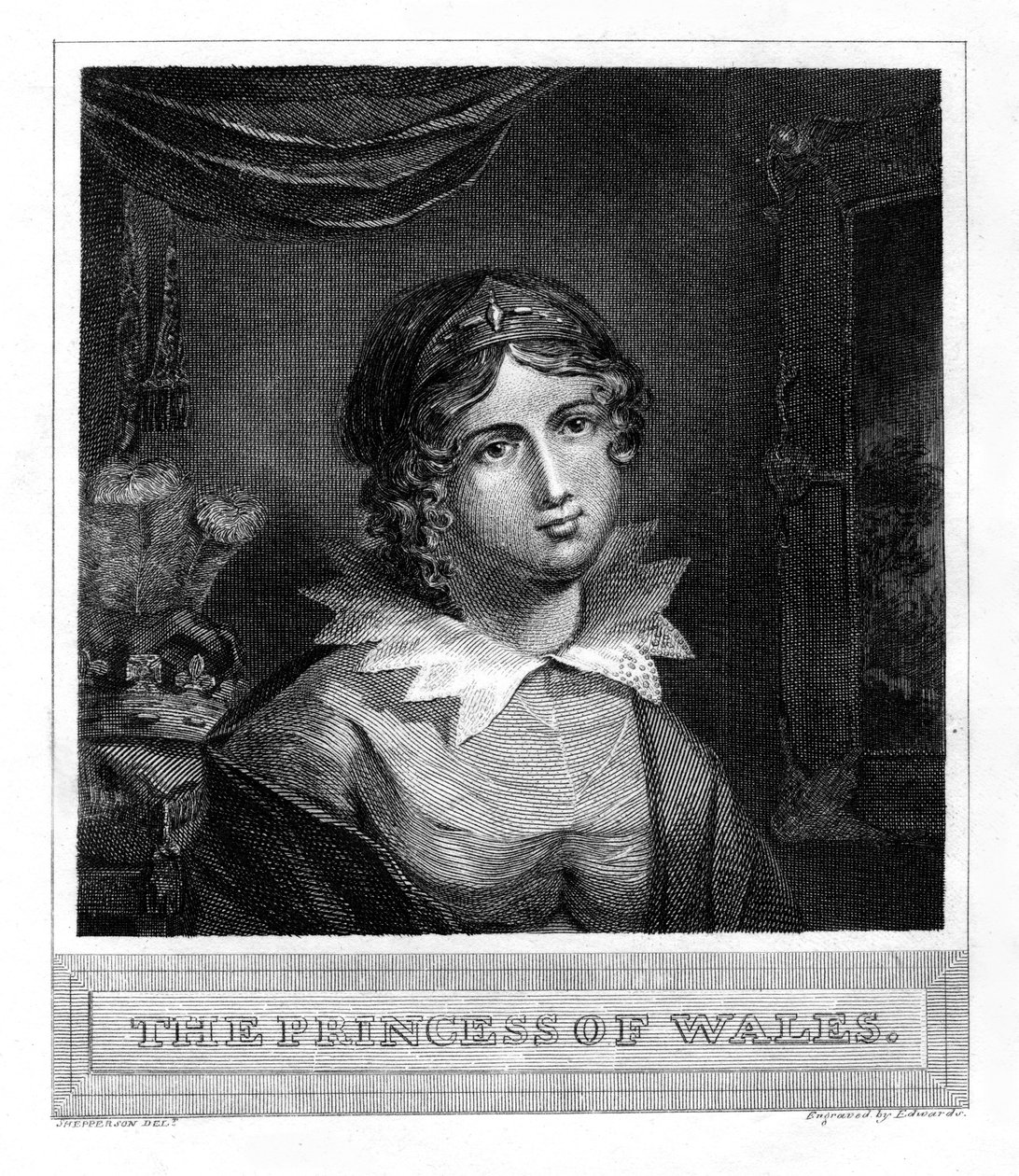 La Principessa del Galles, XIX secolo da Edwards