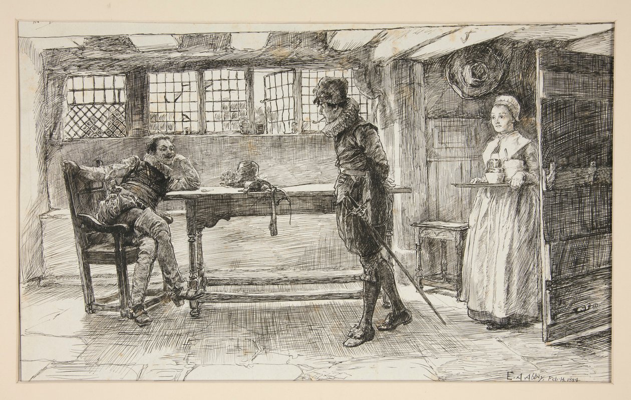 Un visitatore indesiderato da Edwin Austin Abbey