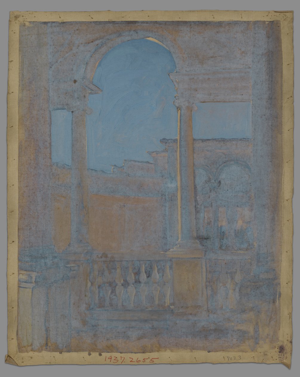 Studio architettonico da Edwin Austin Abbey
