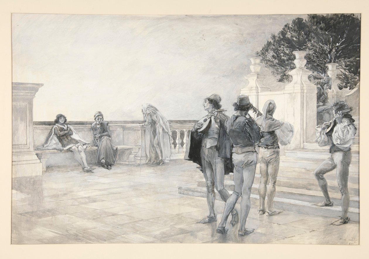 Balthazar canta da Edwin Austin Abbey