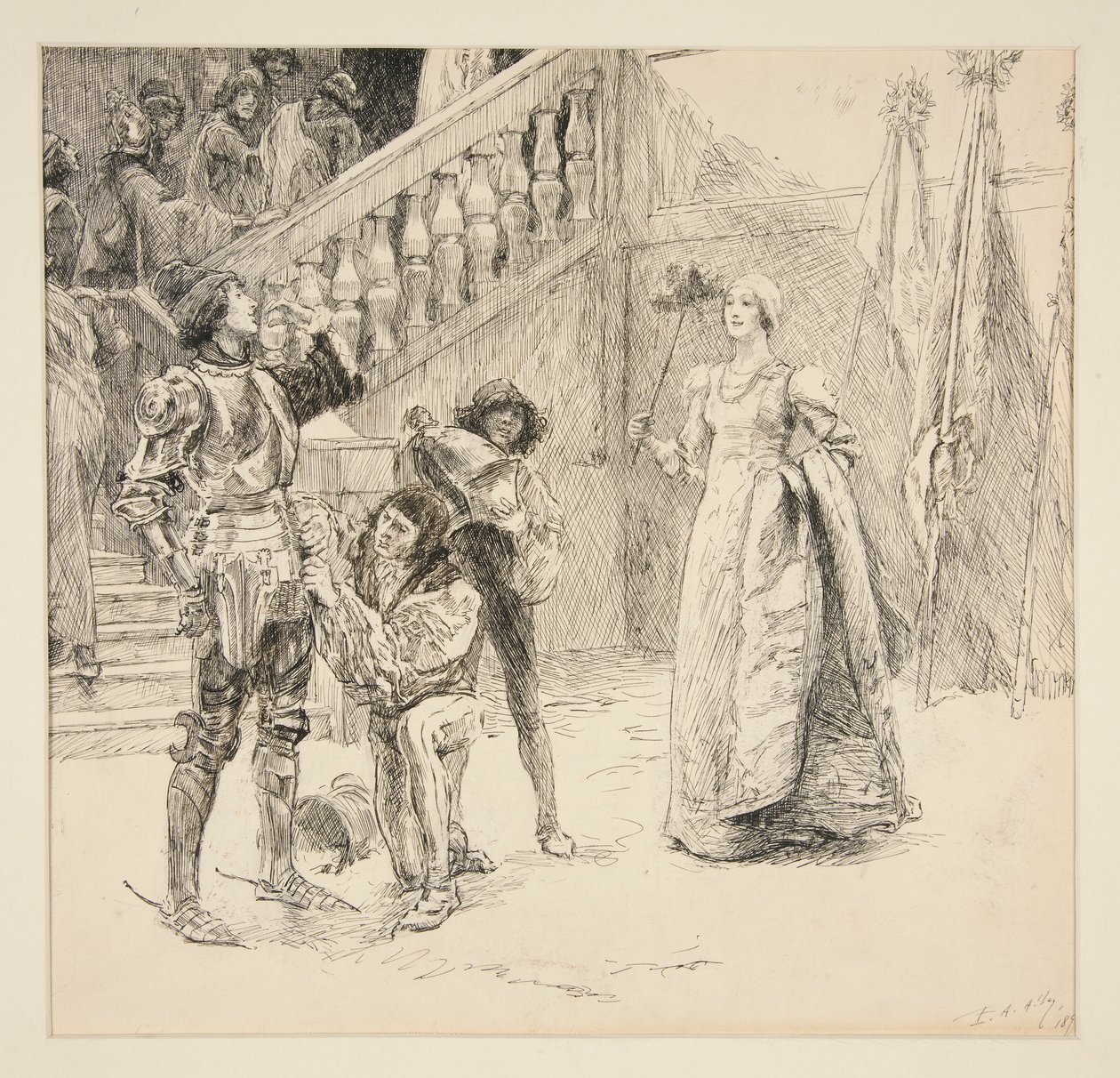 Benedick da Edwin Austin Abbey