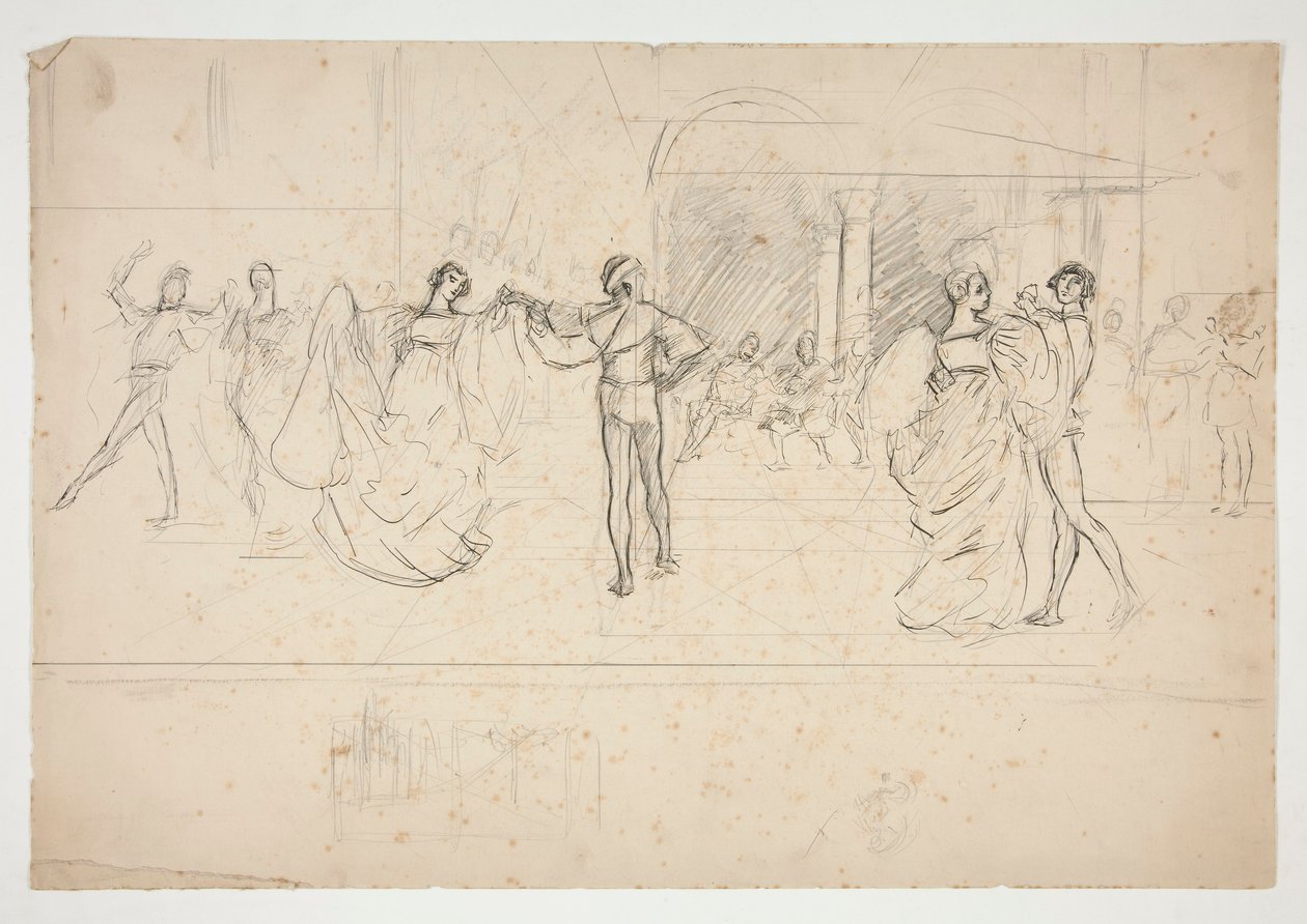 Studio di composizione da Edwin Austin Abbey