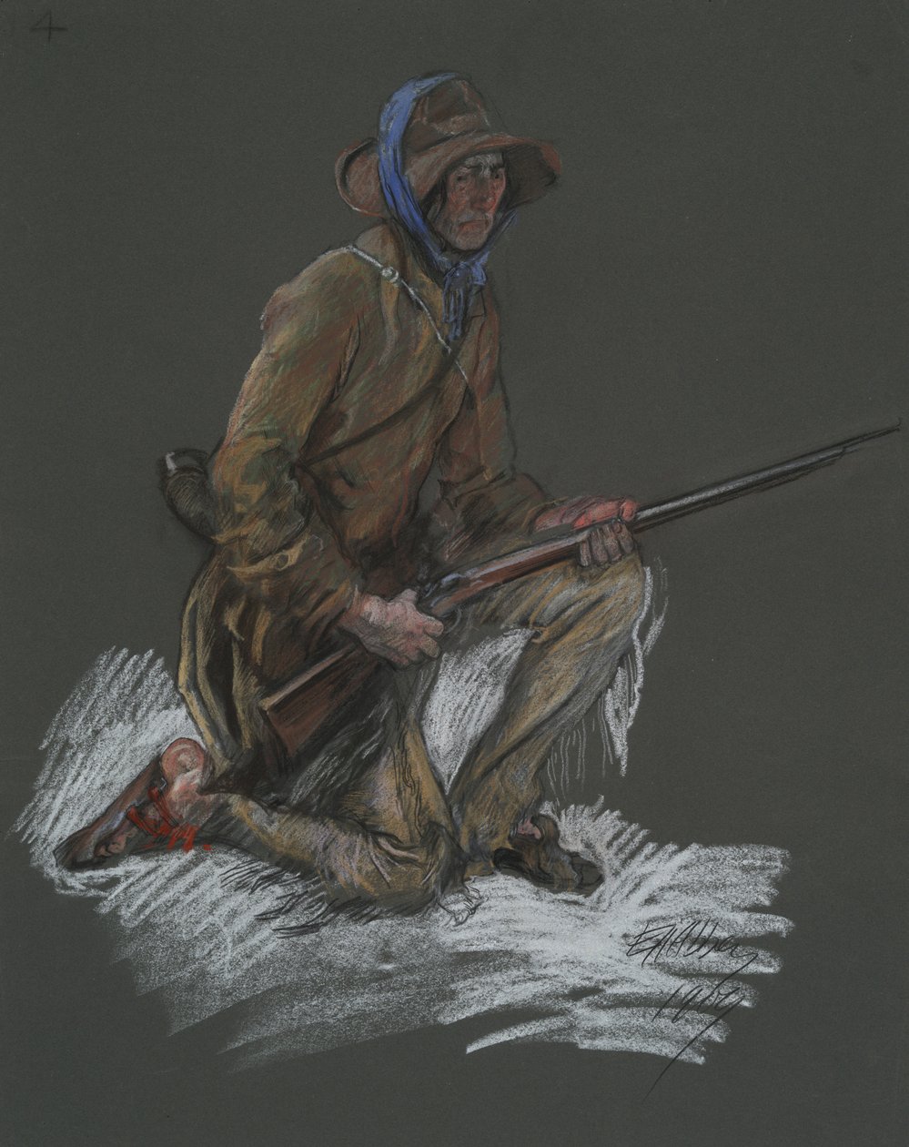 Studio di figura da Edwin Austin Abbey