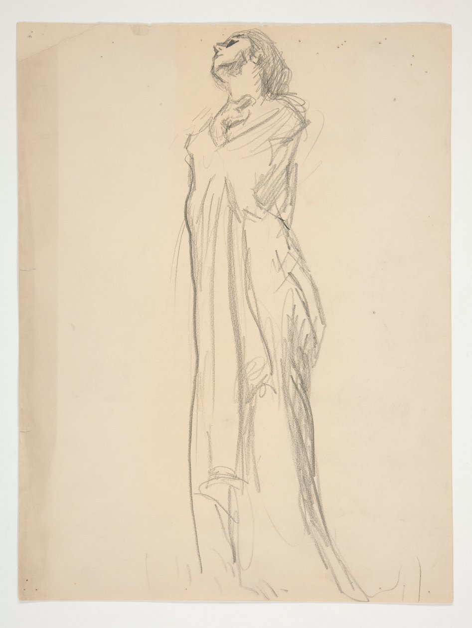 Studio di figura per da Edwin Austin Abbey