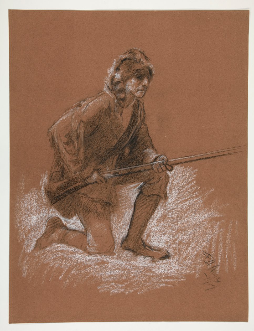 Studio di figura da Edwin Austin Abbey