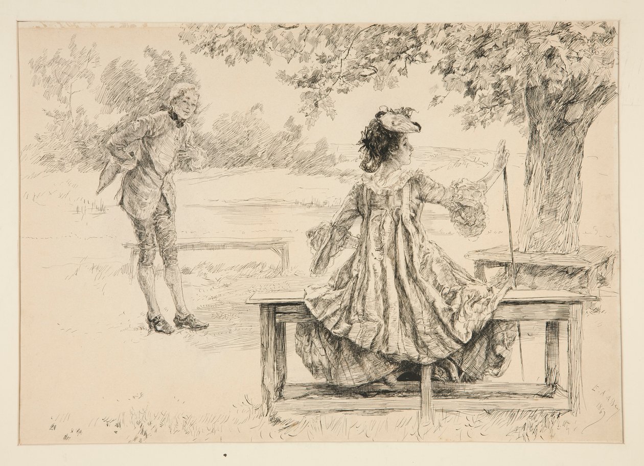 Illustrazione da Edwin Austin Abbey