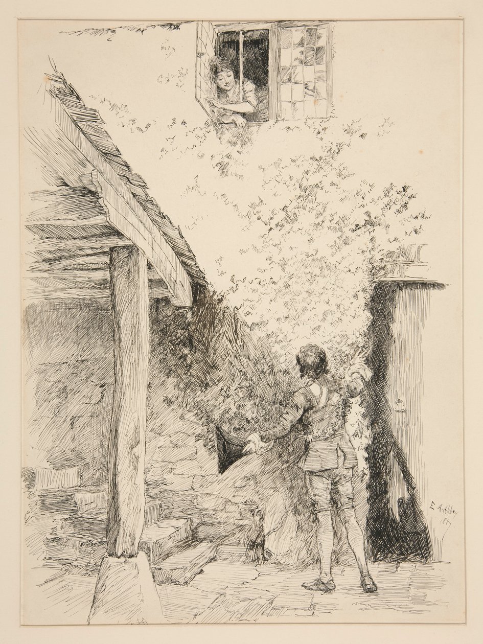 Illustrazione per da Edwin Austin Abbey